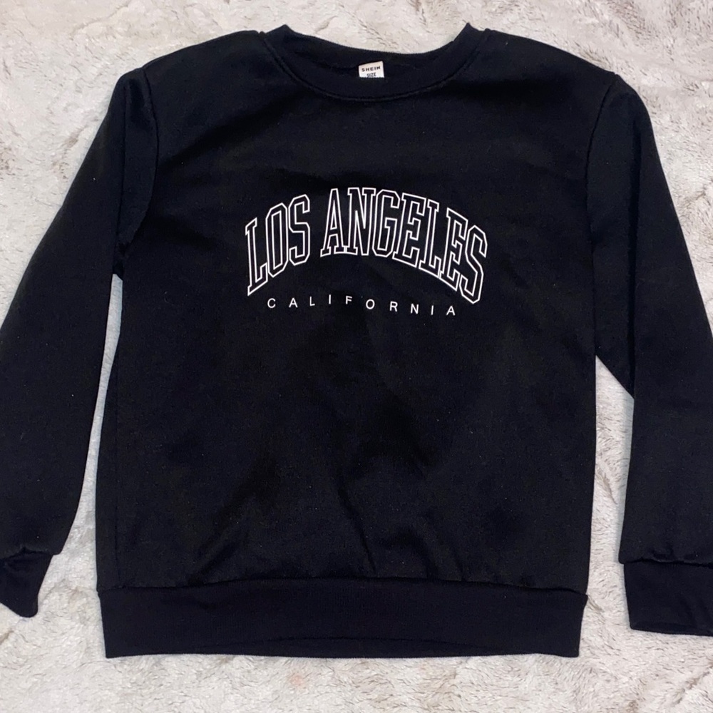 Black Los Angeles California girls Sweatshirt